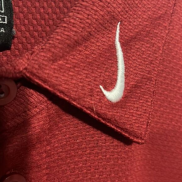 🔥🔥 Vintage Nike OU SOONERS Sphere Dry Performance Polo Shirt - EXCELLENT - XXL - Picture 5 of 10